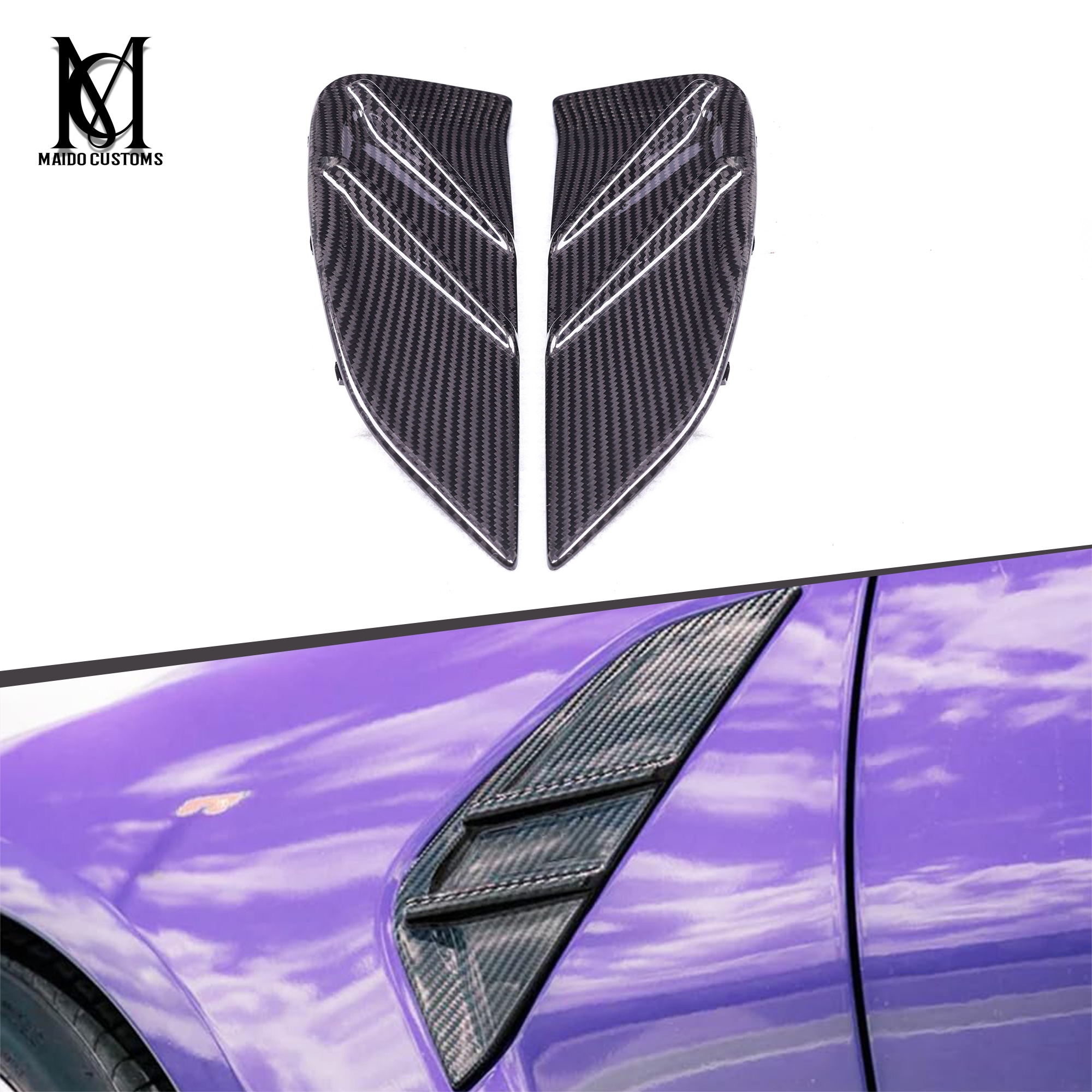 BMW G82 M4 Dry Carbon Fender Trims 2021+