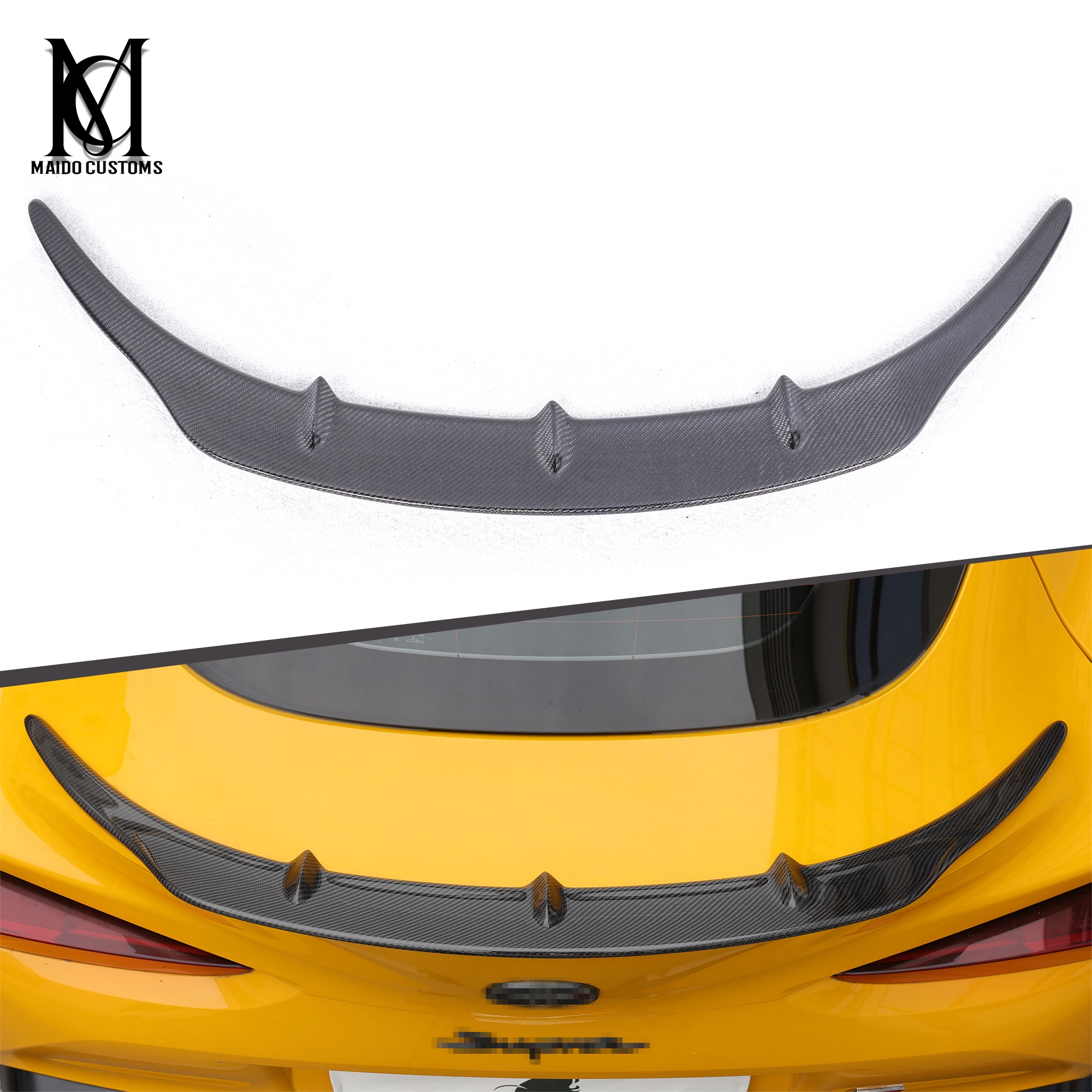 Toyota Supra A90 Manta Carbon Ray Trunk Lip Spoiler 2019+